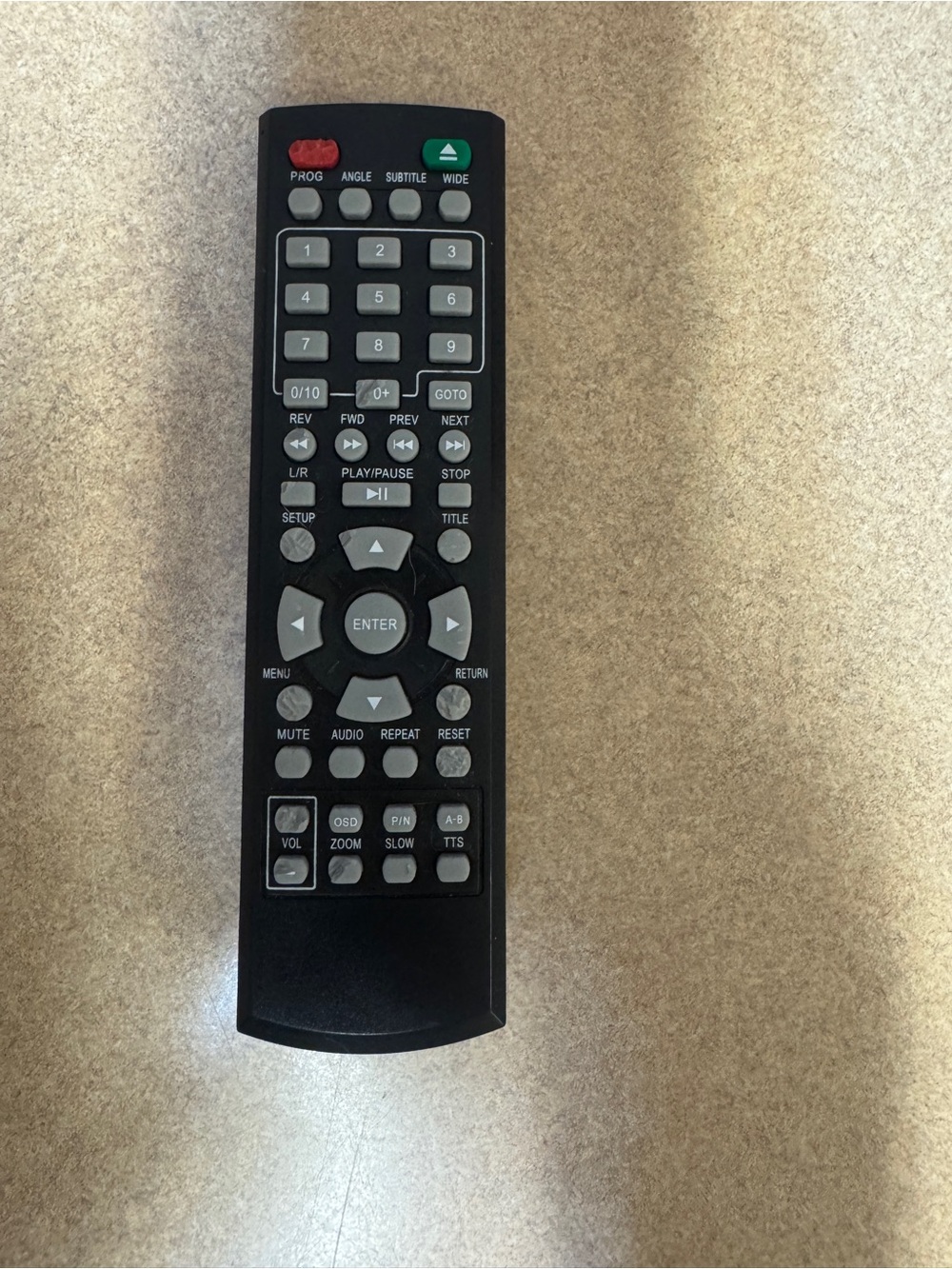 ONN DVD Player Remote Control Model LR03/XL-6046